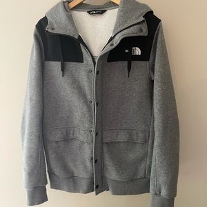 Men’s North Face Zip Up Button down Like new